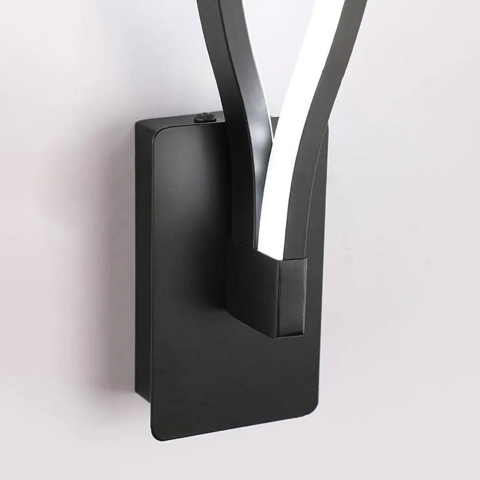 Modern LED Wave Styling Wall Lights - Sleek & Energy-Efficient Home Decor for Living Room, Bedroom, or Hallway