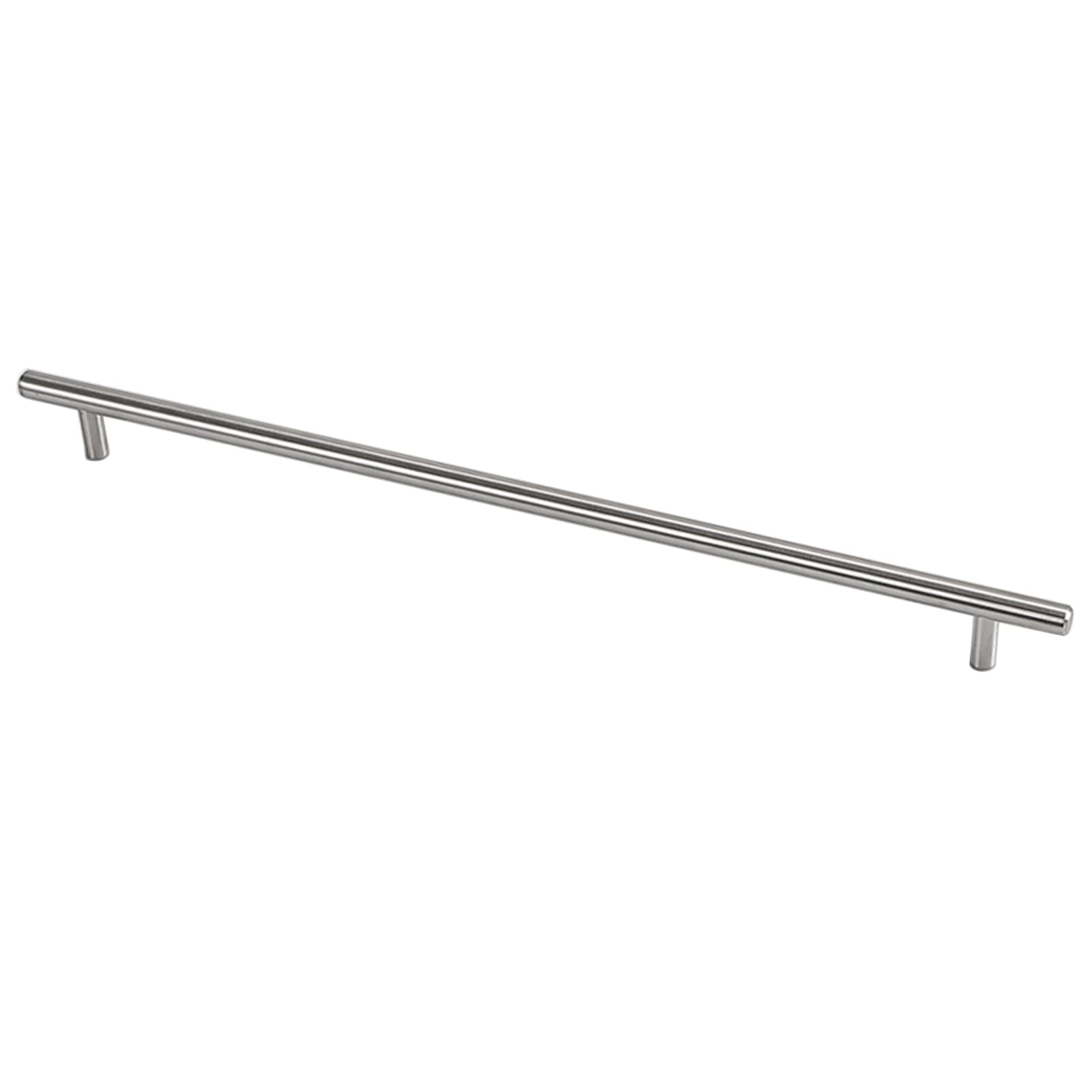 Stainless Steel T-Bar Handle for Kitchen Cabinets, Drawers & Dressers - 384mm Hole Center, Modern Silver Pulls - Perfect for Home, Office & Commercial Furniture Upgrades