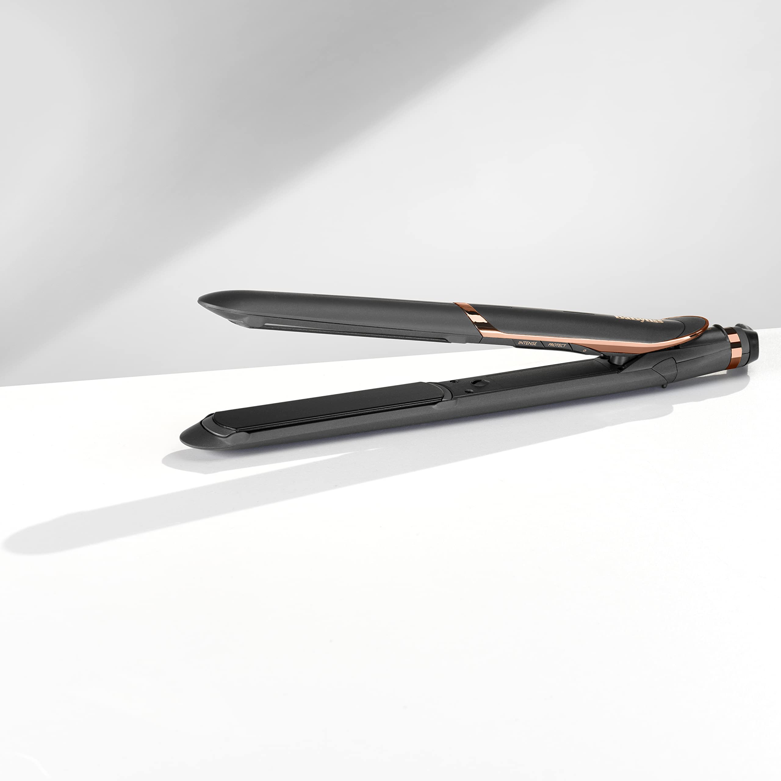 BaByliss Smooth Pro 235 Hair Straightener - Ionic Ceramic Flat Iron with 6 Heat Settings (140°C-235°C) for Salon-Quality Smoothing & Frizz Control | Perfect for Home Use, Travel & Professional Styling