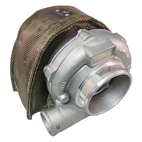 PTP Turbo Blankets Universal T3/T4 Turbo Blanket - Heat Resistant Lava Wrap for High-Performance Cars & Racing Vehicles - Perfect for Track Days & Engine Protection