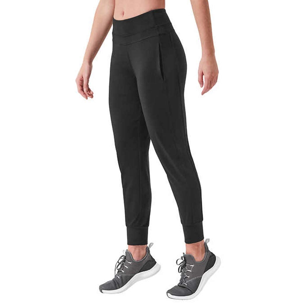 Mondetta MPG Women's Cozy Knit Jogger Pants with Side Pockets - Moisture Wicking, Stretchy & Comfortable for Yoga, Running, Lounge & Travel