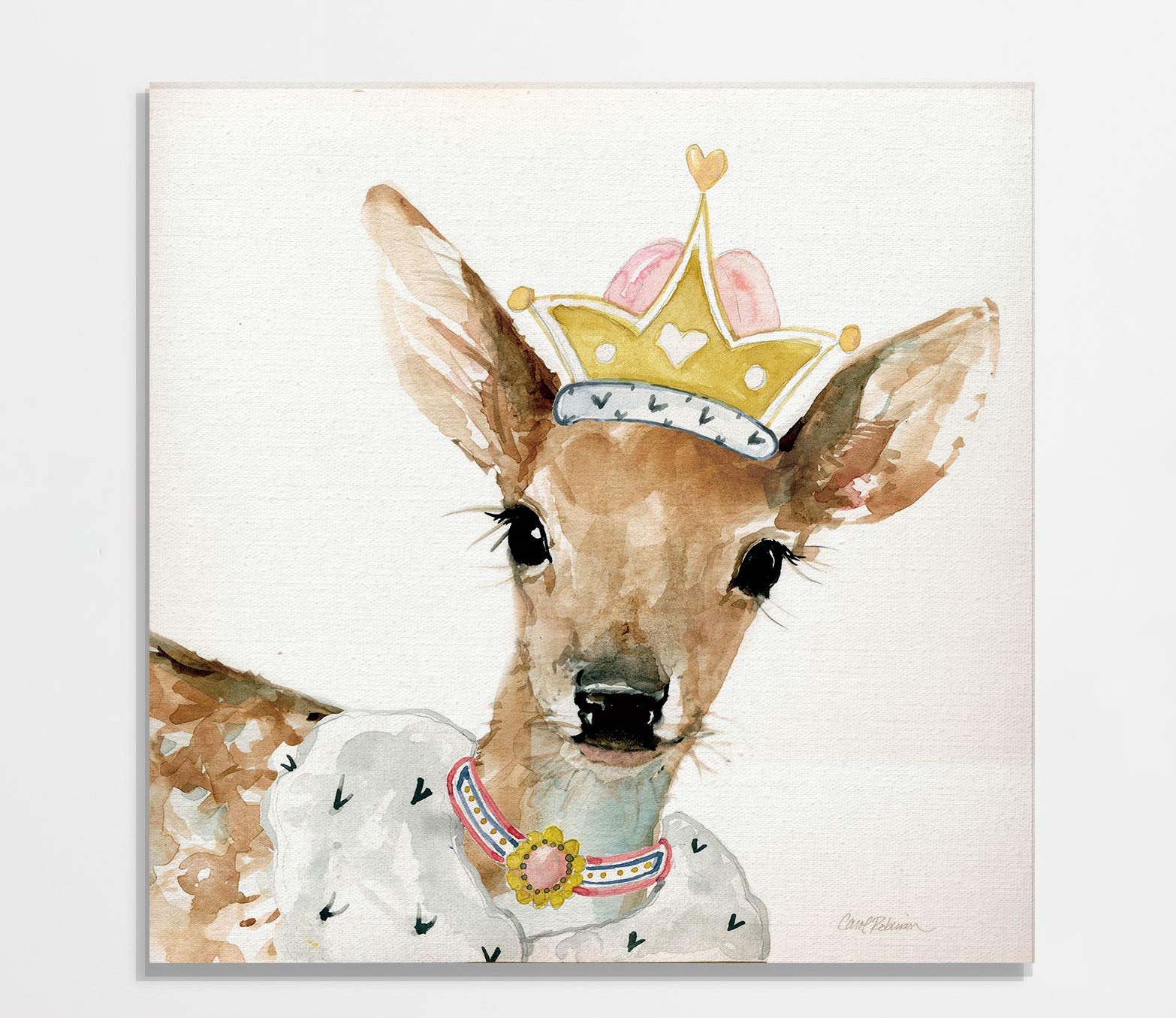 A Magical Nursery Transformation with Glamour Girls Deer Animal Wall Art