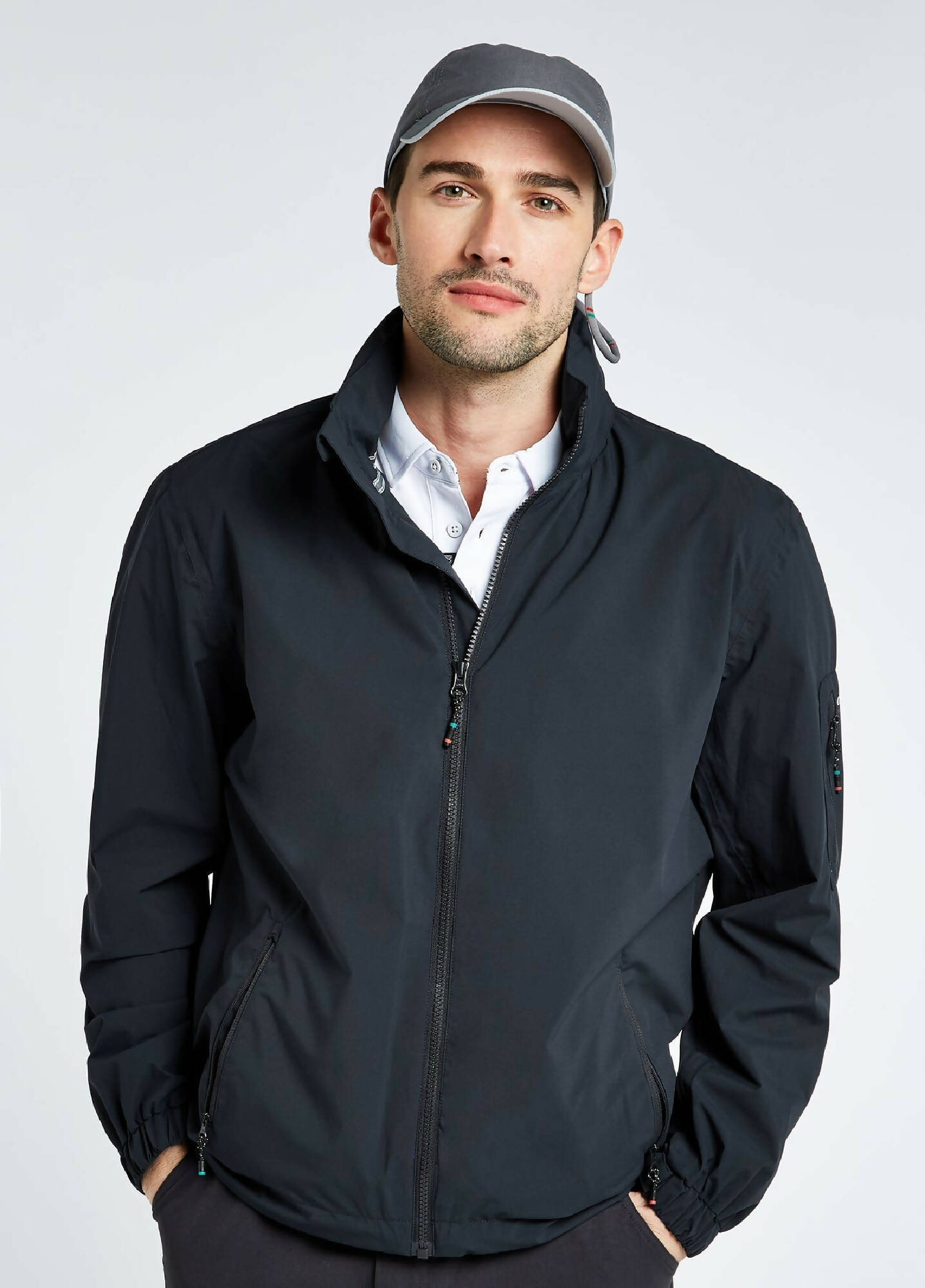 DUBARRY Croatia Waterproof Crew Jacket for Men & Women - Lightweight Windproof Rain Jacket in Graphite Color | Perfect for Hiking, Camping & Outdoor Adventures