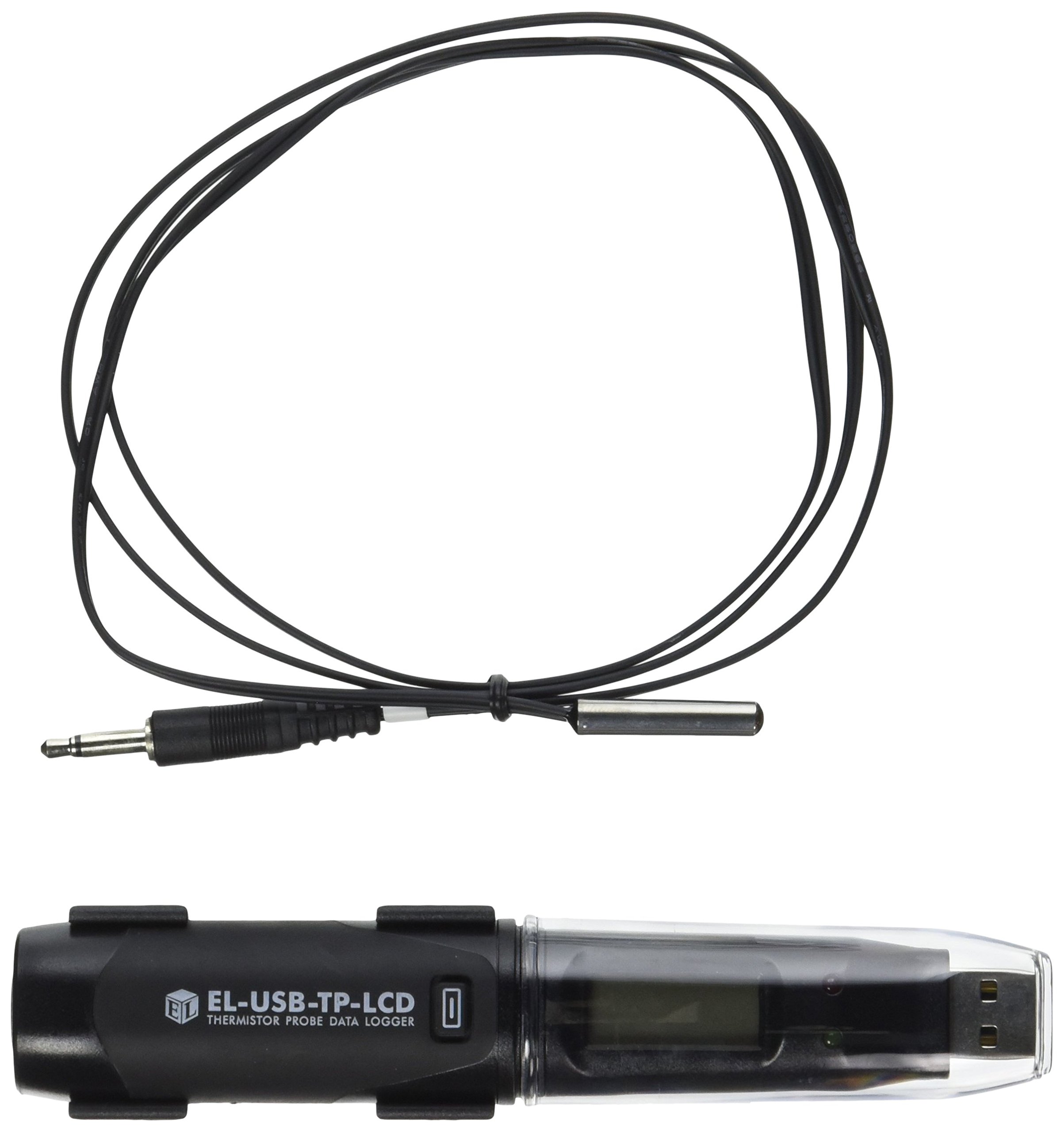 Lascar Electronics EL-USB-TP-LCD Temperature Data Logger with LCD Display - Monitor & Record Temperature for Laboratories, Warehouses, and Food Storage