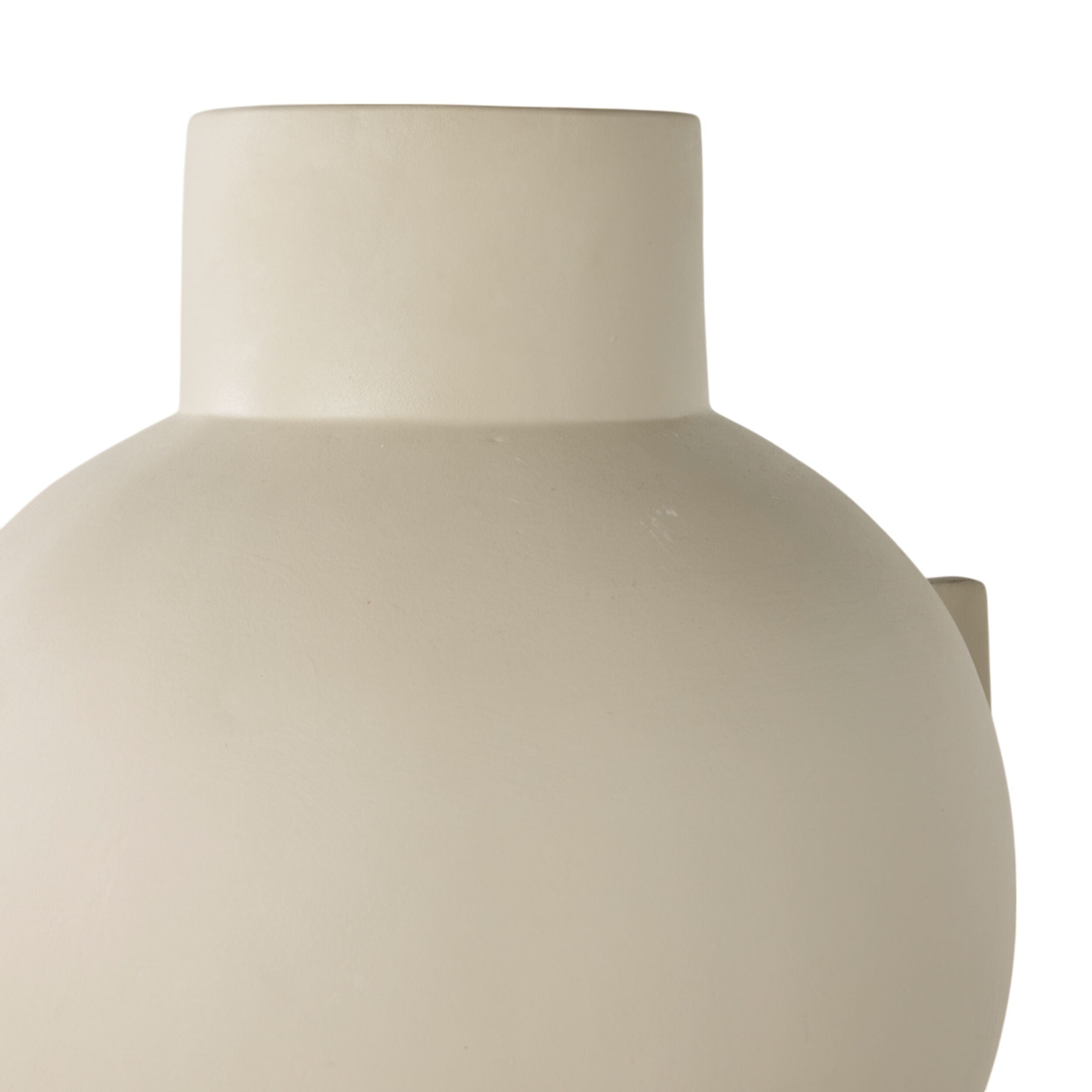 Boyd Bulb Handle Vase - Elegant Glass Flower Vase with Curved Handle for Home Decor, Wedding Centerpieces & Tabletop Arrangements