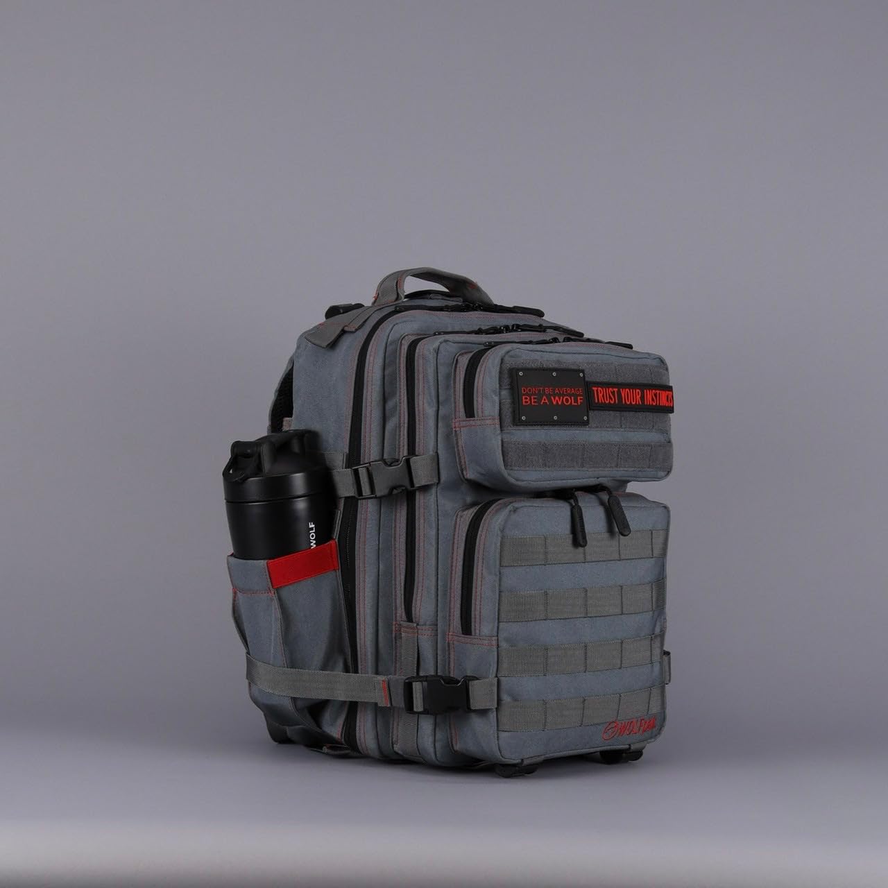 WOLFpak 25L Durable Hiking Backpack - Anvil Gray Water-Resistant Daypack for Outdoor Adventures, Travel & Work Commute