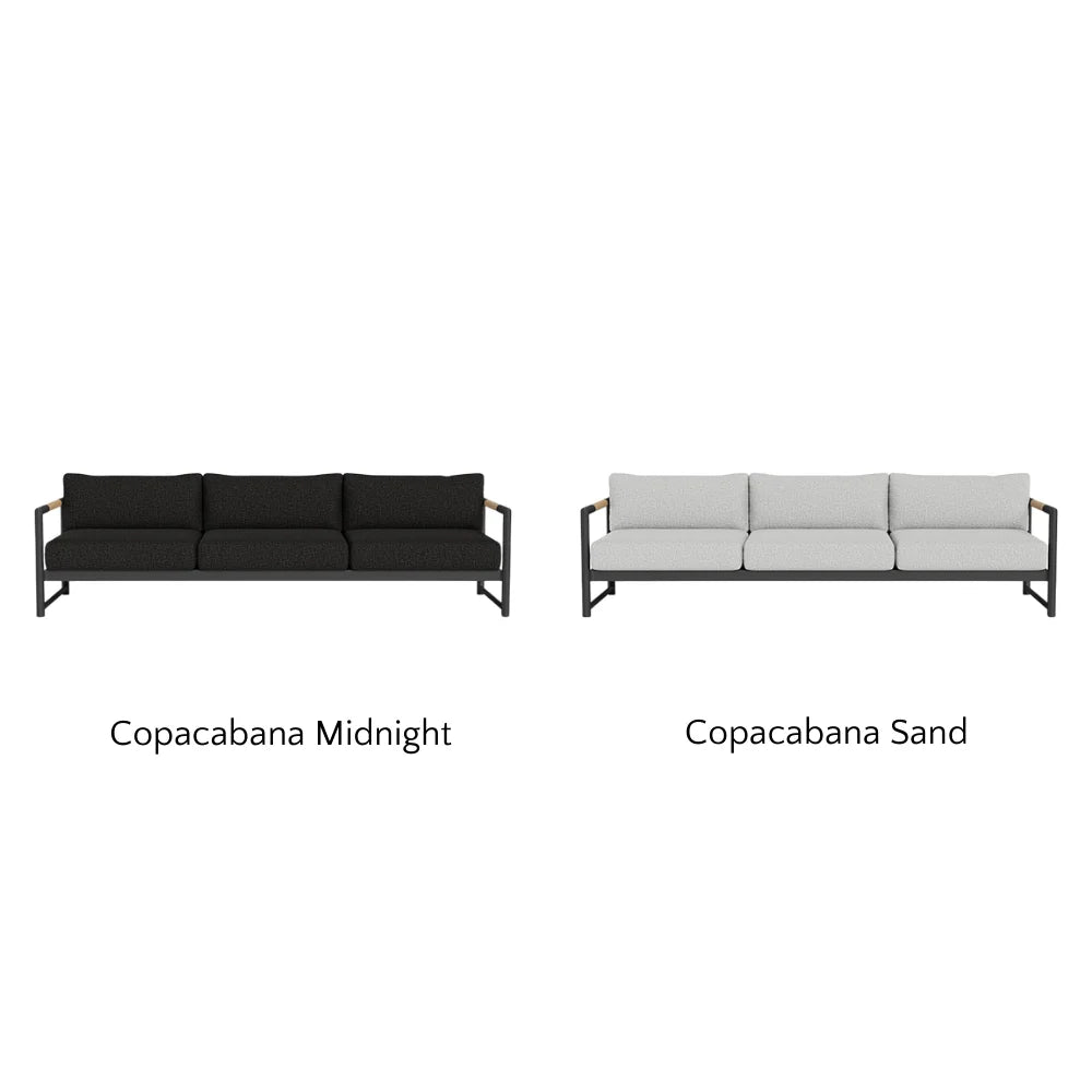 Breeze XL Outdoor 3-Seat Sofa Set - Waterproof Patio Furniture for Garden, Poolside & Backyard Relaxation