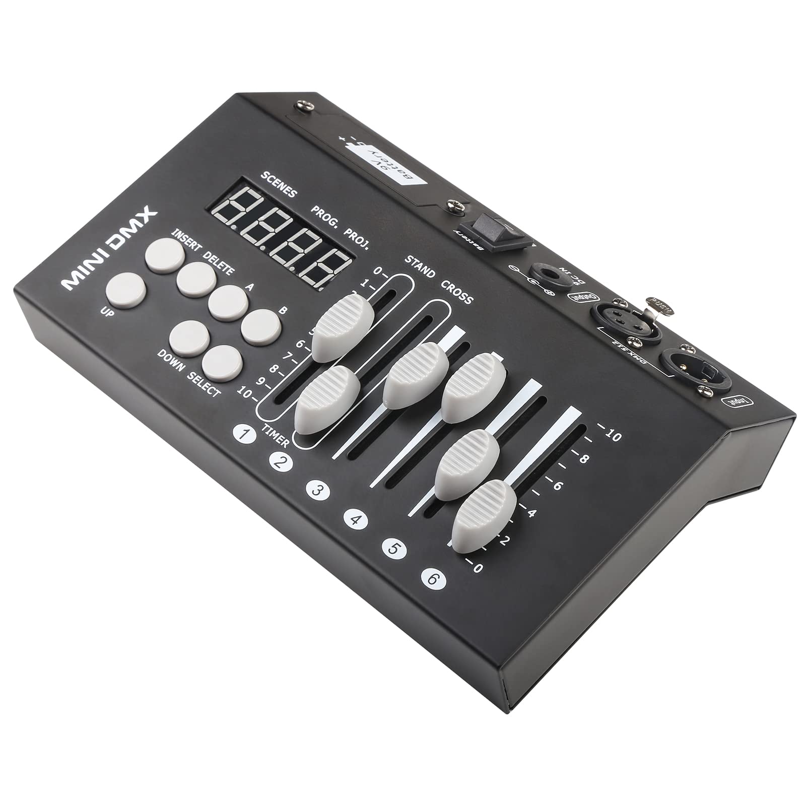 Professional DMX512 Light Controller - 54 Channel Portable Mini DJ Lighting Controller with DMX Decoder | Perfect for Stage Shows, Clubs, and Home Lighting Effects