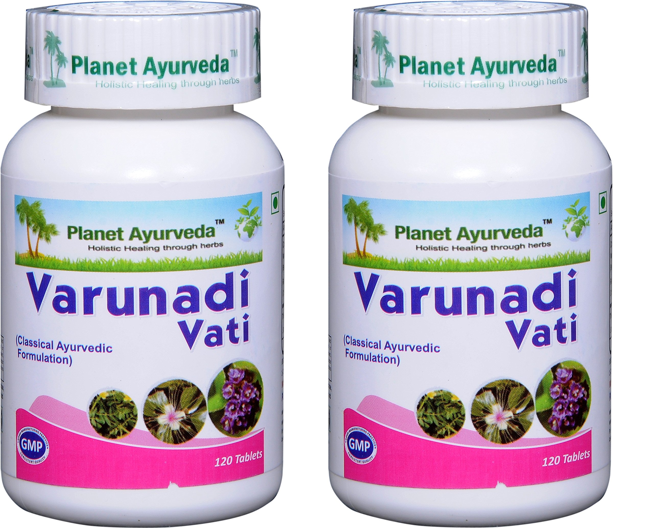 Planet Ayurveda Varunadi Vati - 100% Natural Herbal Kidney Support Tablets (2 Bottles x 120 Tablets) | Ayurvedic Remedy for Urinary Health & Detox | Supports Kidney Function for Men & Women
