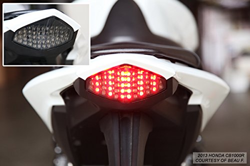 Smoke Sequential LED Tail Lights for Honda CB1000R (2011-2016) - High Visibility Brake Lights for Night Riding & Enhanced Motorcycle Safety