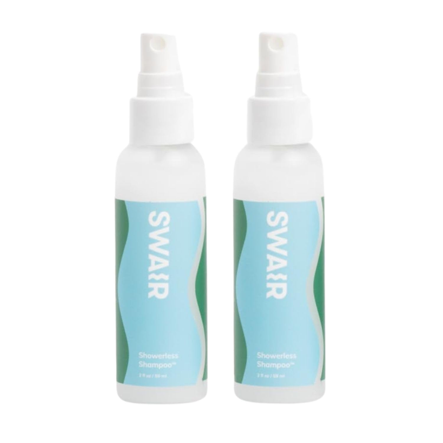 Waterless Shampoo for Travel - No Rinse Dry Shampoo with Clean Ingredients - 2 Pack Portable Showerless Hair Cleanser - Perfect for Gym, Camping, Airplane & On-the-Go Use
