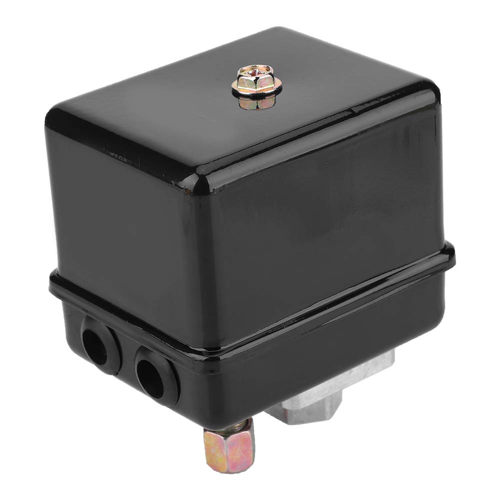 Air Compressor Pressure Control Switch - Heavy Duty Iron Construction for Stable Performance | Perfect for HVAC Systems, Pneumatic Tools & Industrial Machinery