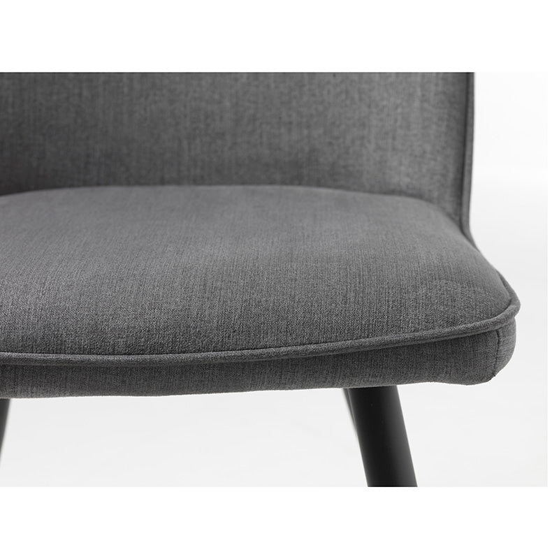 MINTO Modern Grey Dining Chair - Comfortable & Stylish for Kitchen, Dining Room, and Home Office Use