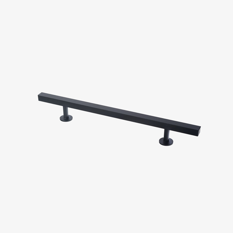 Matte Black Square Cabinet Knobs and Handles by Lew's - Modern Hardware for Kitchen, Bathroom & Furniture (Set of 10) - Perfect for Drawers, Cabinets, and DIY Home Decor Projects