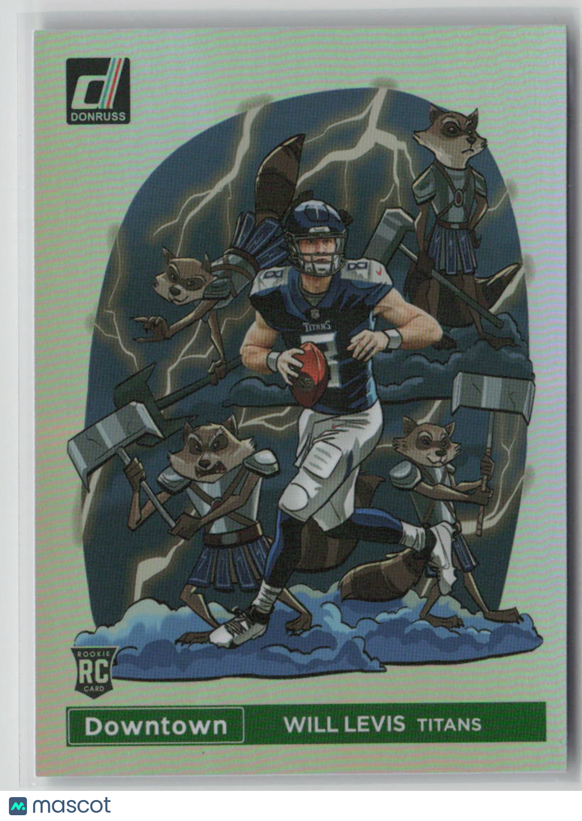 2023 Donruss Will Levis Rookie Card Downtown #D 14 - Rare Football Collectible for Fans & Investors - Perfect for Sports Memorabilia Collections, Gift Giving, and Trading Card Shows