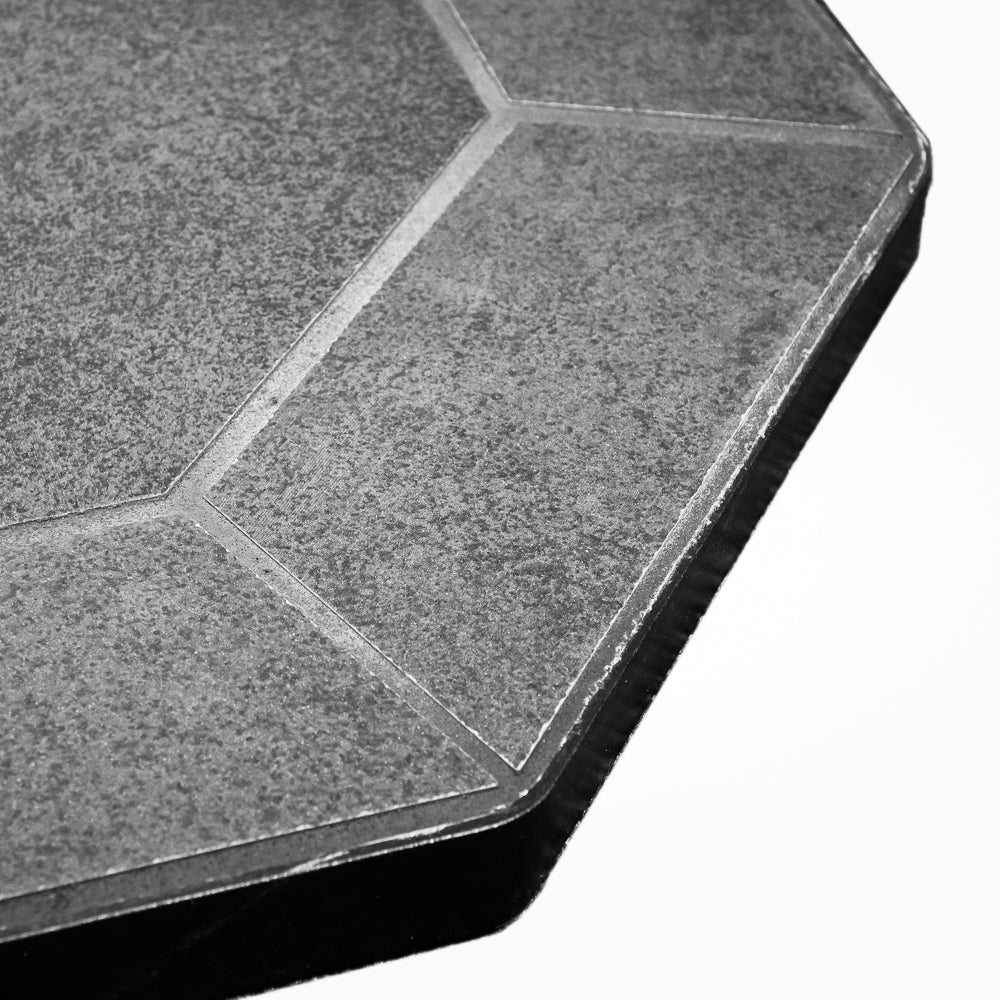 ComfortBilt Flatwall Hearth Pad - Midnight Black Fireplace Protector for Wood & Pellet Stoves | Heat-Resistant Floor Mat for Home Safety & Style