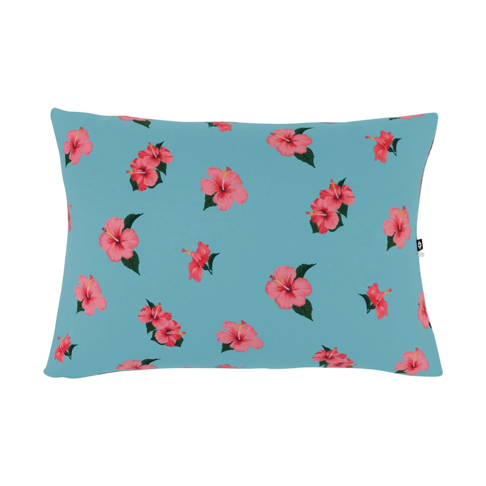 Kyte Baby Toddler Pillowcase - Soft Organic Cotton, Hibiscus Floral Print, Breathable & Hypoallergenic - Perfect for Nursery, Daycare & Travel