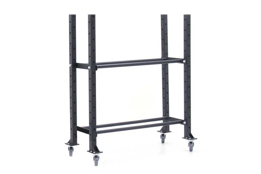 Warrior 2-Tier Multi-Use Ball and Plate Storage Rack - Organize Sports Equipment & Kitchenware - Perfect for Gym, Playroom, and Kitchen Storage