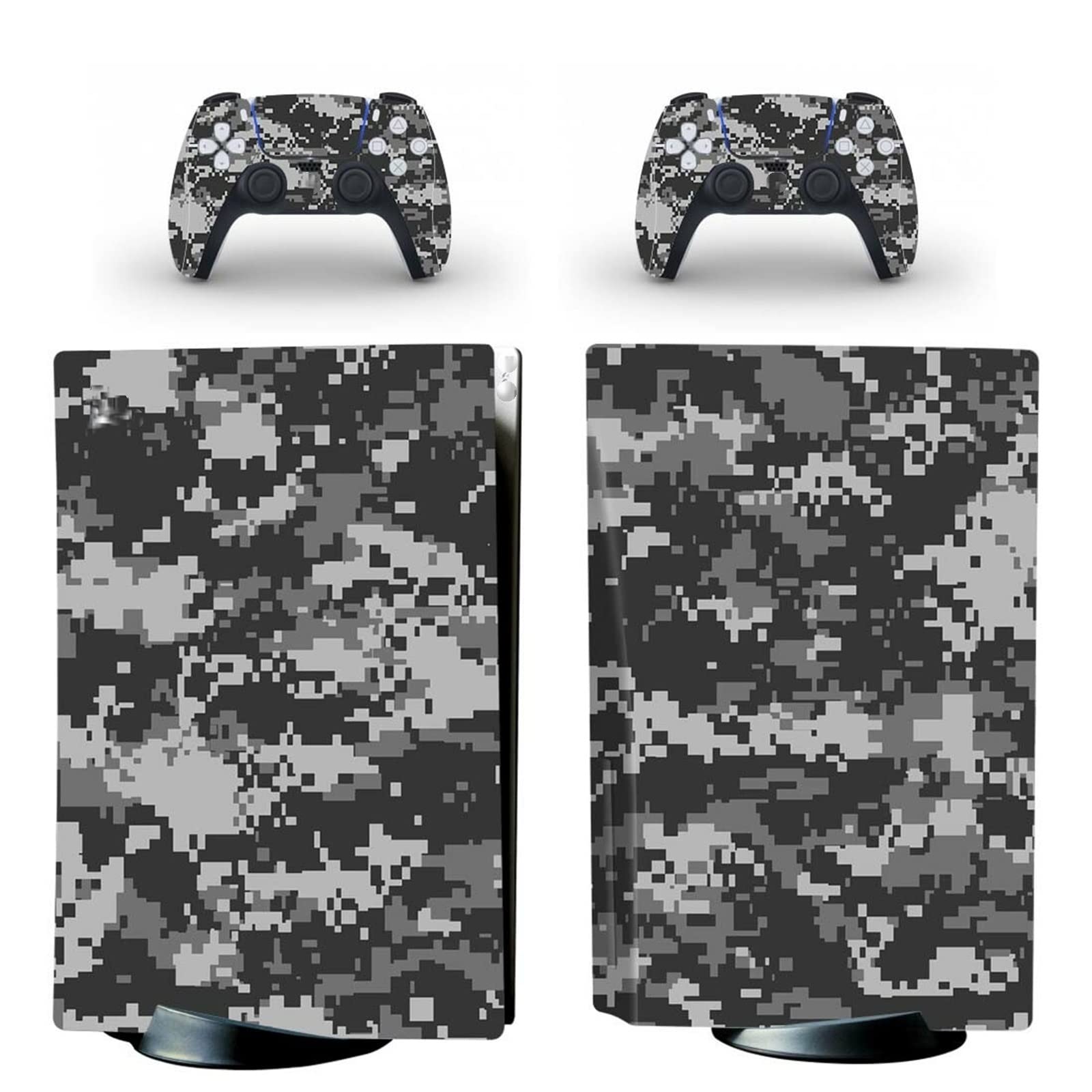 Anime Console Skin for PS5 Disk Edition - 2 Controller Vinyl Wraps, Durable & Scratch-Resistant, Bubble-Free Application - Perfect for Gaming Setups & Anime Fans