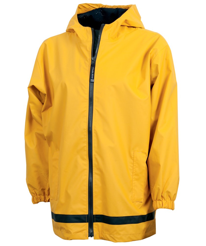 Charles River Apparel Kids' Englander Waterproof Rain Jacket - Lightweight Windproof Outerwear for Boys & Girls - Perfect for School, Outdoor Play & Rainy Day Adventures