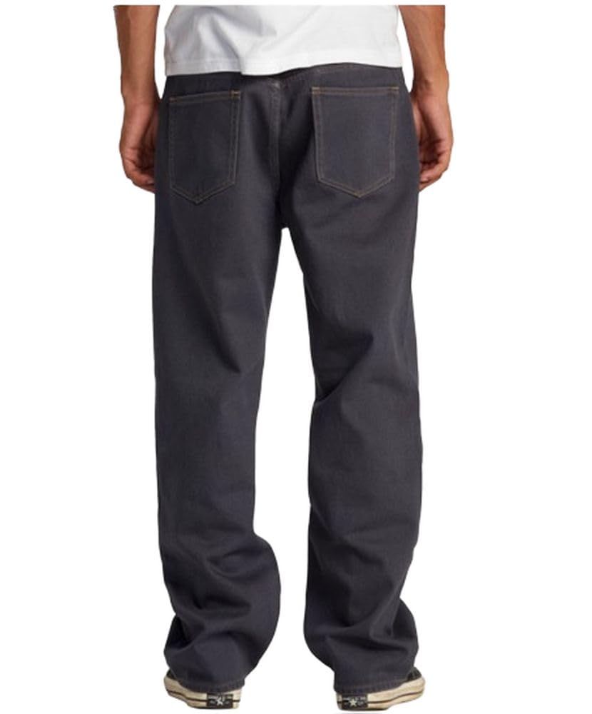 RVCA Men's Relaxed Fit Denim Jeans - Comfortable Stretch Denim Pants for Casual Wear & Outdoor Activities | Perfect for Everyday Use, Travel & Adventure