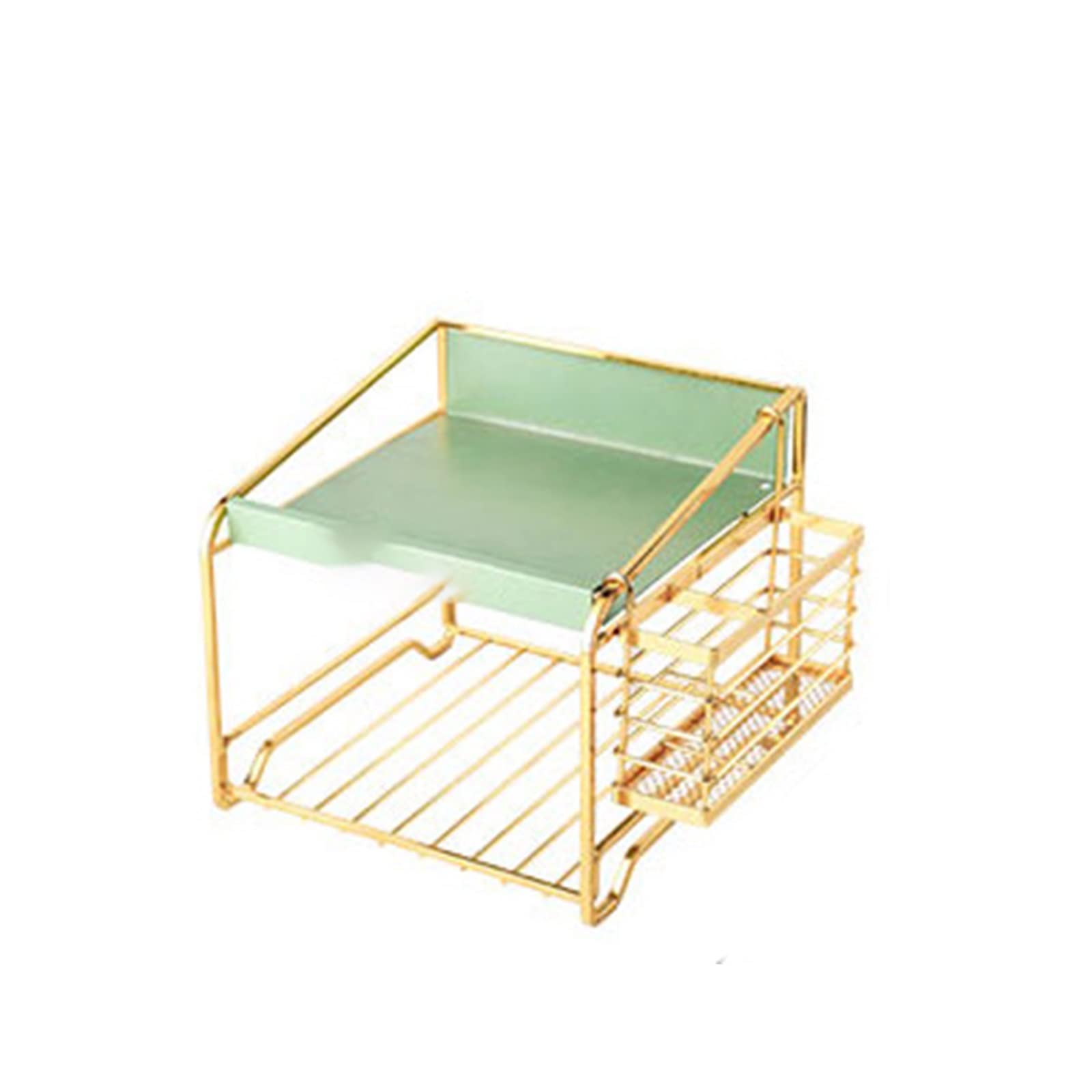 Skadler Metal Drinkware Drying Rack - Multi-Purpose Glass & Sports Bottle Holder, Coffee Mug and Tea Cup Organizer for Kitchen Countertop - Perfect for Dish Drying Storage in Home, Office or Restaurant