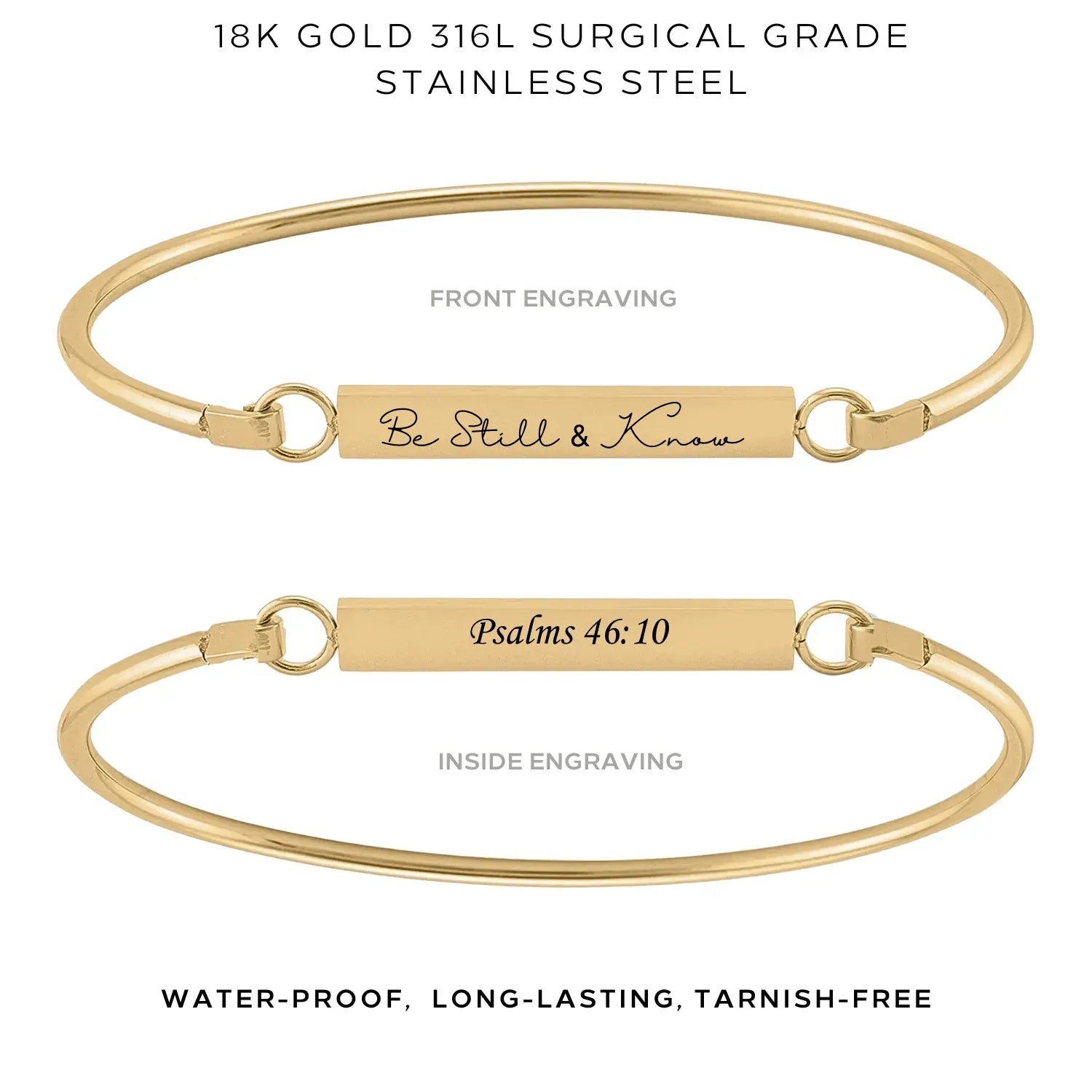 Elegant 'My Story' Bangle Bracelet - Personalized Jewelry Gift for Women - $38.00 - Perfect for Anniversaries, Birthdays & Special Occasions