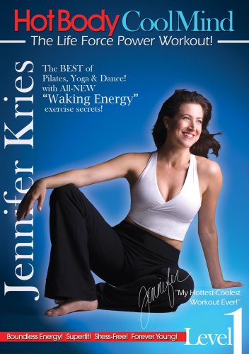 Jennifer Kries: Hot Body Cool Mind - Level 1 Workout DVD for Yoga & Pilates Fusion | Home Fitness Exercise for Stress Relief & Mind-Body Balance