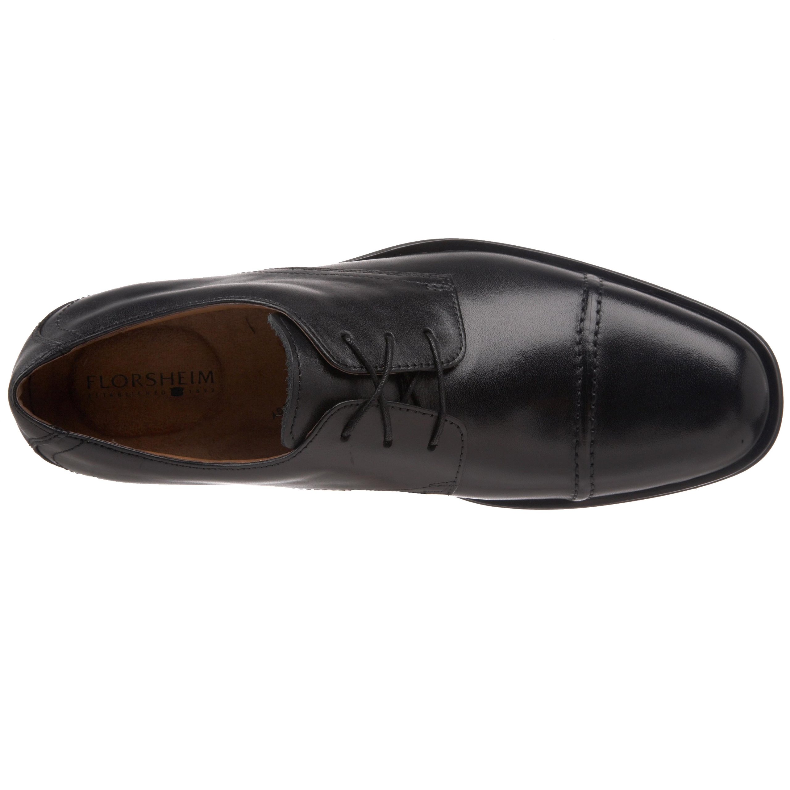 Florsheim Men's Fennimore Oxford Dress Shoes - Classic Business Casual Leather Shoes for Men | Perfect for Office, Weddings & Formal Events