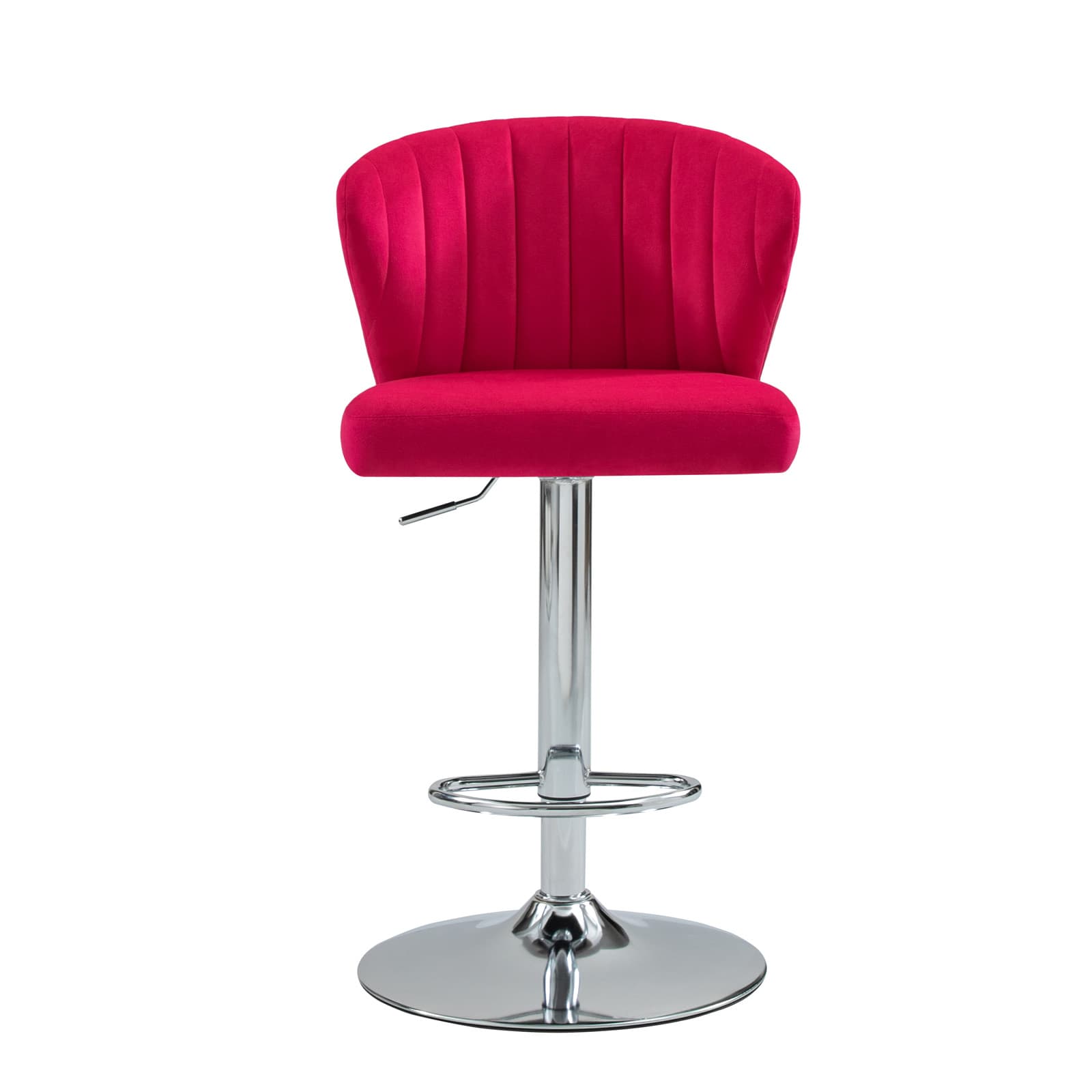 Geoff Modern Adjustable Swivel Bar Stool - Height Adjustable Kitchen Island Stool with 360° Rotation for Home, Office & Cafe Use