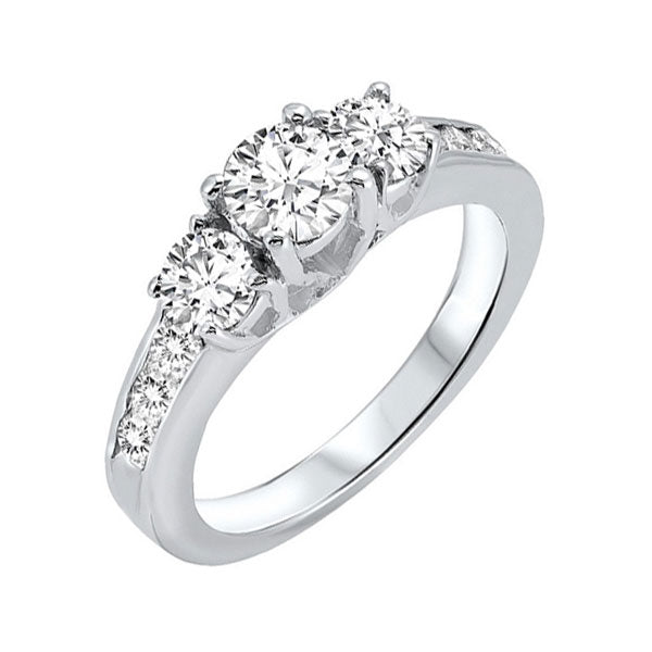 14K White Gold 1CTW Diamond Ring for Women - Elegant Solitaire Engagement & Wedding Band - Perfect for Proposals, Anniversaries, and Special Occasions