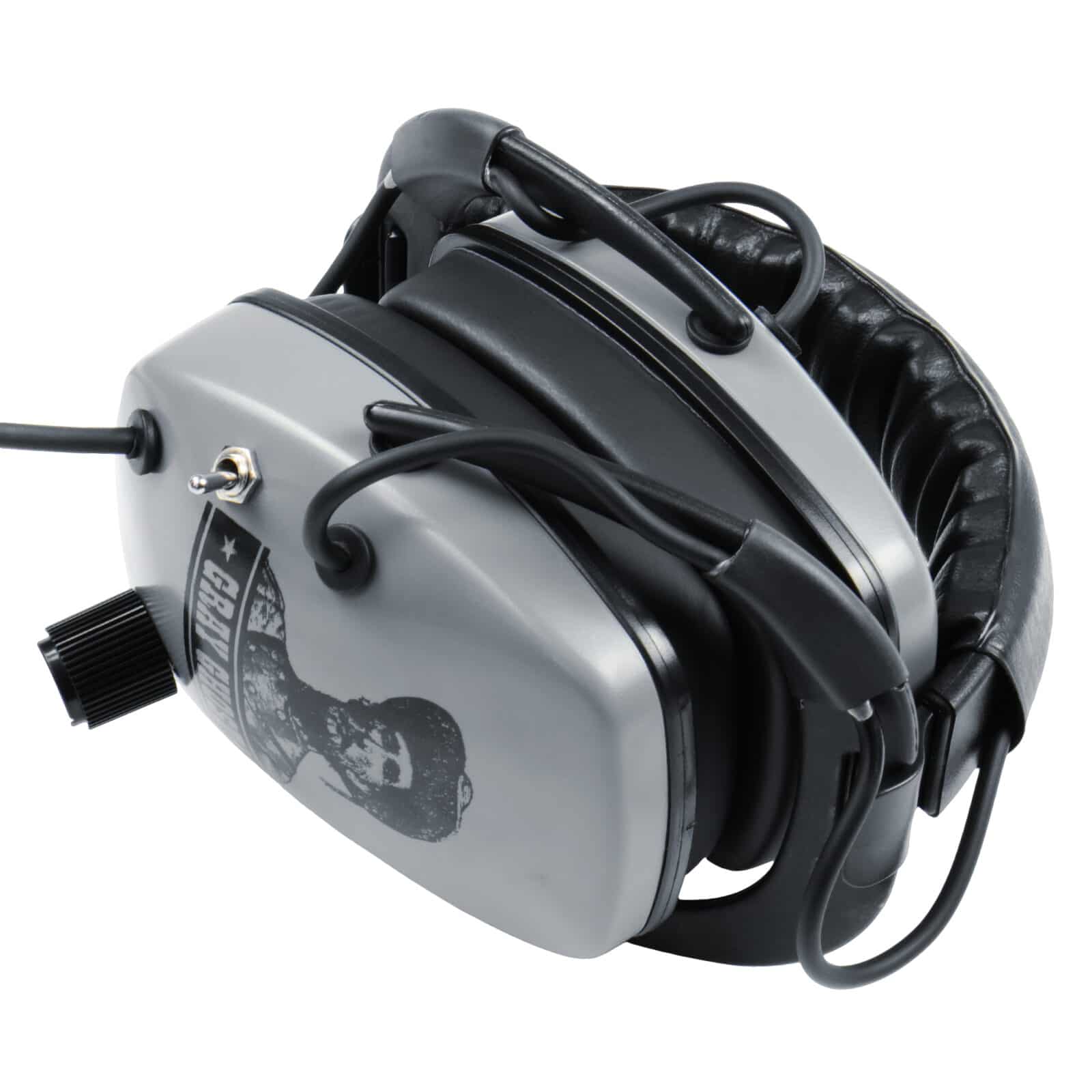 DetectorPro Original Gray Ghost Platinum Series Metal Detector Headphones with 1/4