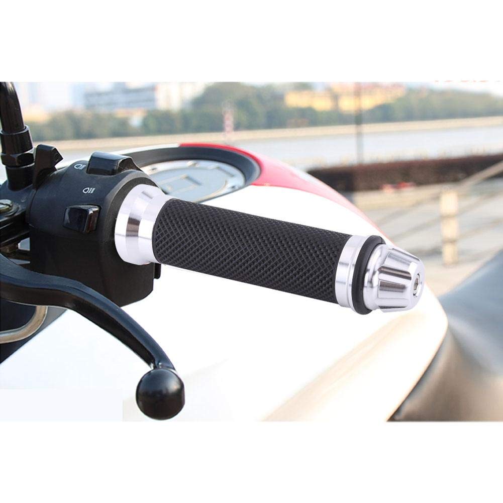 Keenso CNC Aluminum Motorcycle Handlebar Grips - 7/8