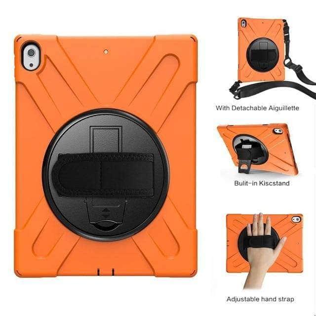 iPad Pro 12.9 2018 (3rd Gen) Heavy Duty Gladius Rugged Protective Case - Shockproof Full Body Cover for Work, Travel & Outdoor Adventures