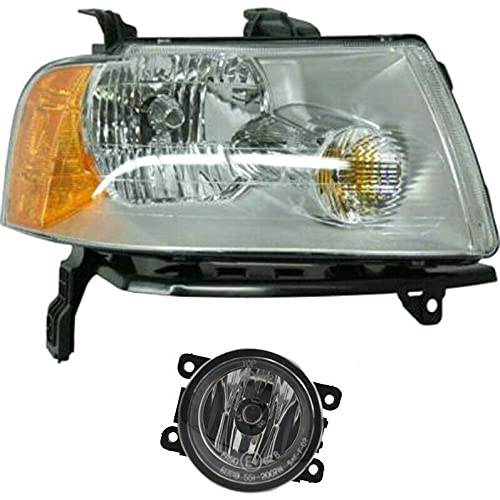 6F9Z13008A & 4F9Z15200AA Right Passenger Side Headlight Compatible with Ford Freestyle - Perfect for Night Driving & Vehicle Safety Upgrades