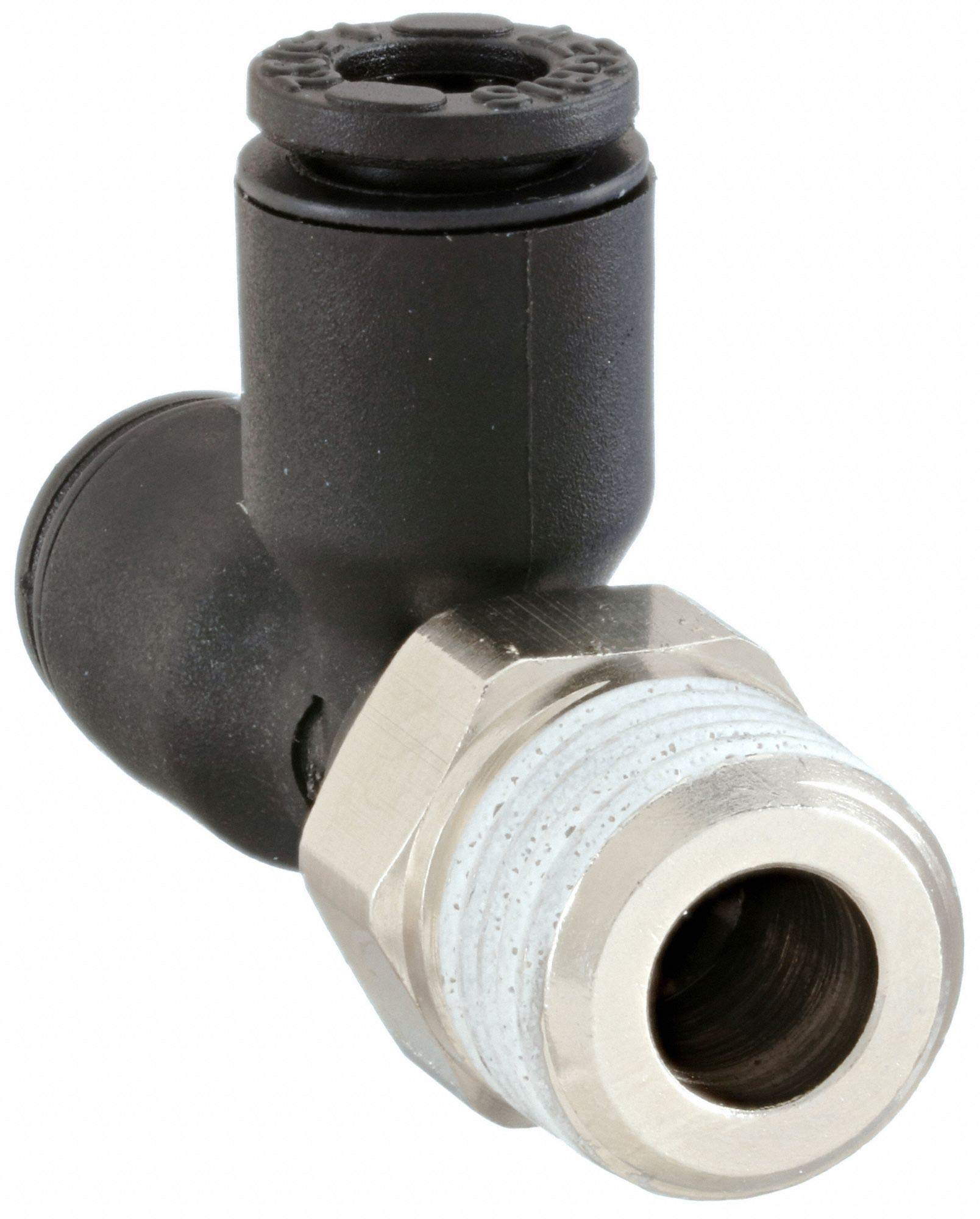 Legris 4mm Plastic/Metal Combination Male Run Tee Fitting, Black (3103 04 10) - Hydraulic & Pneumatic Systems Connector for Air, Water & Fluid Applications