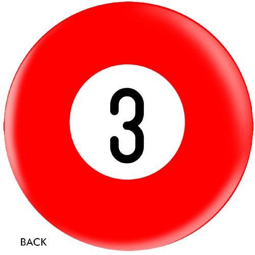 OnTheBallBowling Billiards Bowling Ball - Red 3 Ball Set for Professional & Casual Play | Perfect for Bowling Alleys, Home Practice & Game Nights