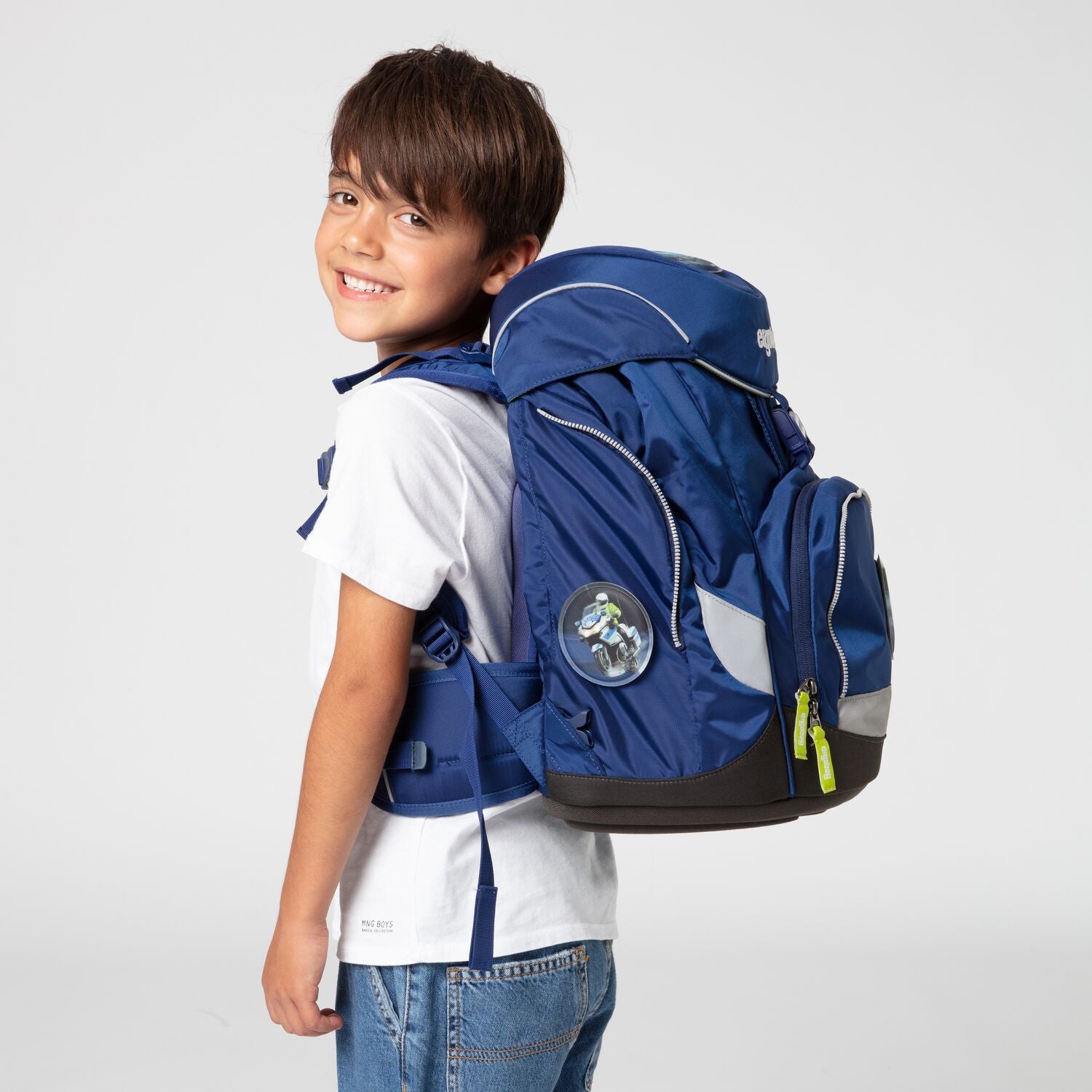 Ergobag 6-Piece School Backpack Set for Kids - Lightweight, Durable & Adjustable - Perfect for Kindergarten, Elementary & Outdoor Activities