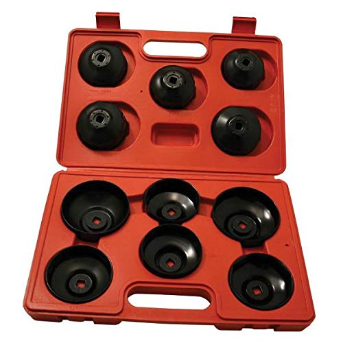 CTA Manufacturing CTA096950 11-Piece Oil Filter Wrench Set - Professional Automotive Tool Kit for Car, Truck & Motorcycle Maintenance