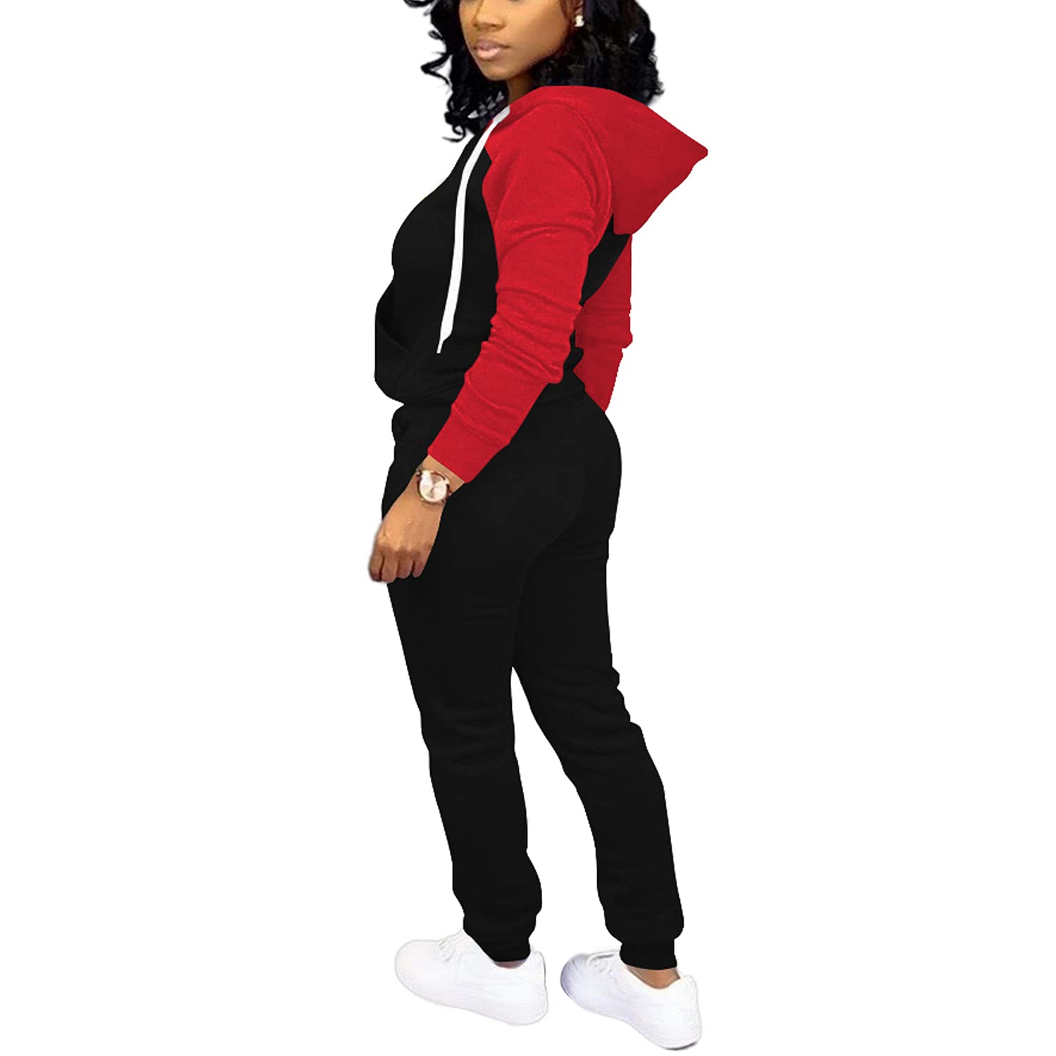 Nimsruc Women's Two Piece Jogging Suits - Casual Athletic Outfit Set for Running, Yoga & Lounge Wear