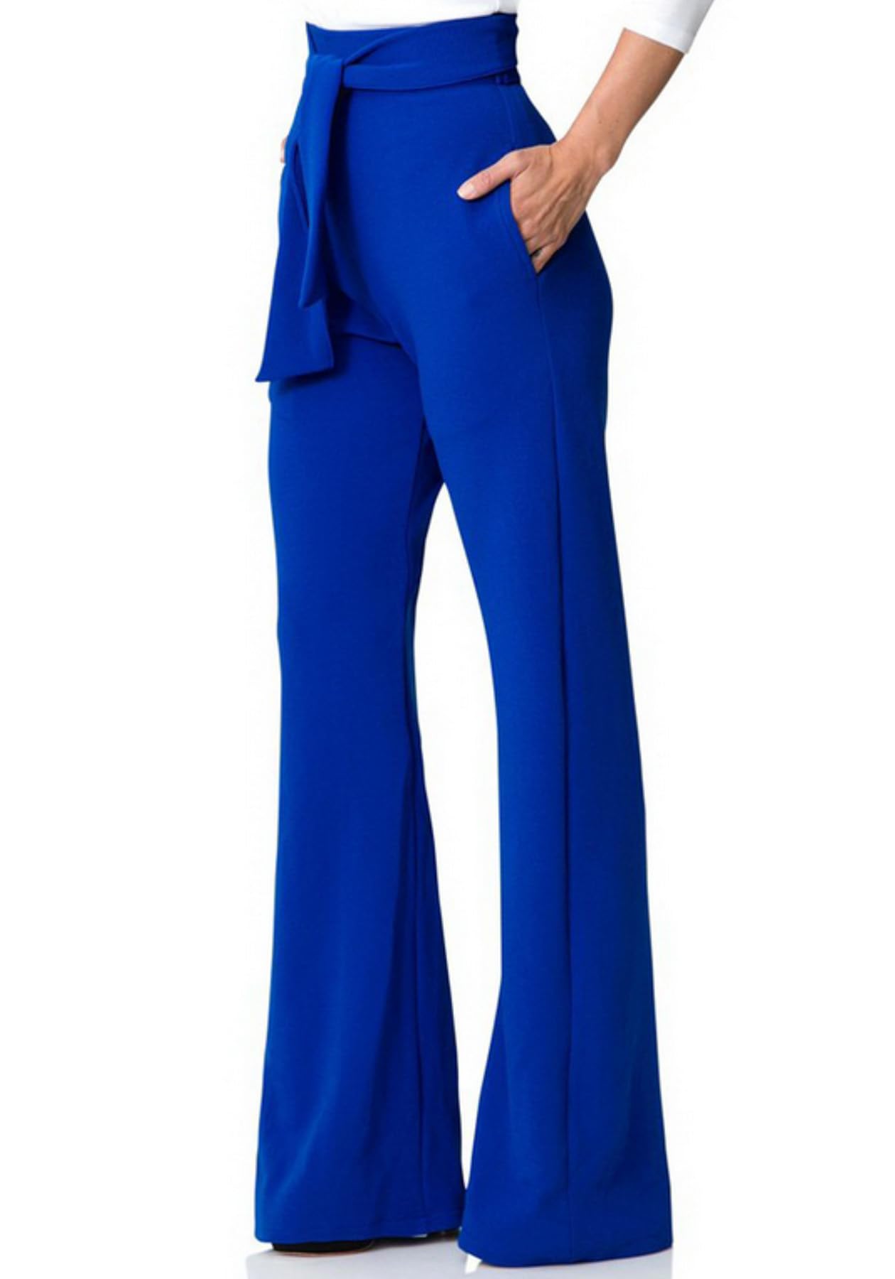 Lucuna Women's High Waisted Wide Leg Dress Pants - Professional Office Work Slacks & Business Casual Trousers for Women | Perfect for Office Wear, Business Meetings & Smart Casual Outfits