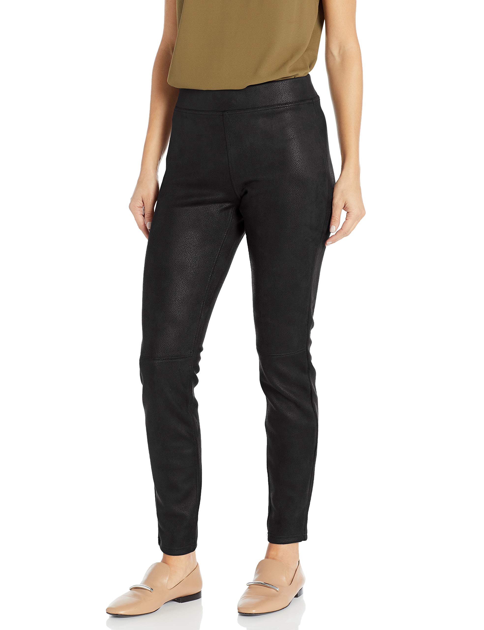 HUE Women's Microsuede Fashion Leggings - Soft Stretchy High Waist Leggings for Women | Perfect for Yoga, Workout & Everyday Wear
