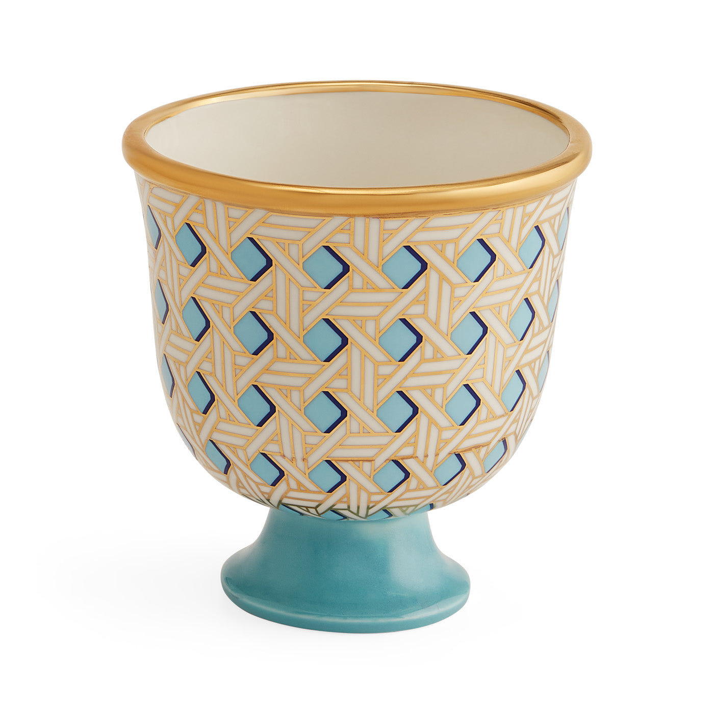 Handwoven Basketweave Pedestal Bowl - Natural Rattan Fruit Serving Bowl for Kitchen & Dining Decor - Perfect for Centerpieces, Fruit Display, and Home Decor