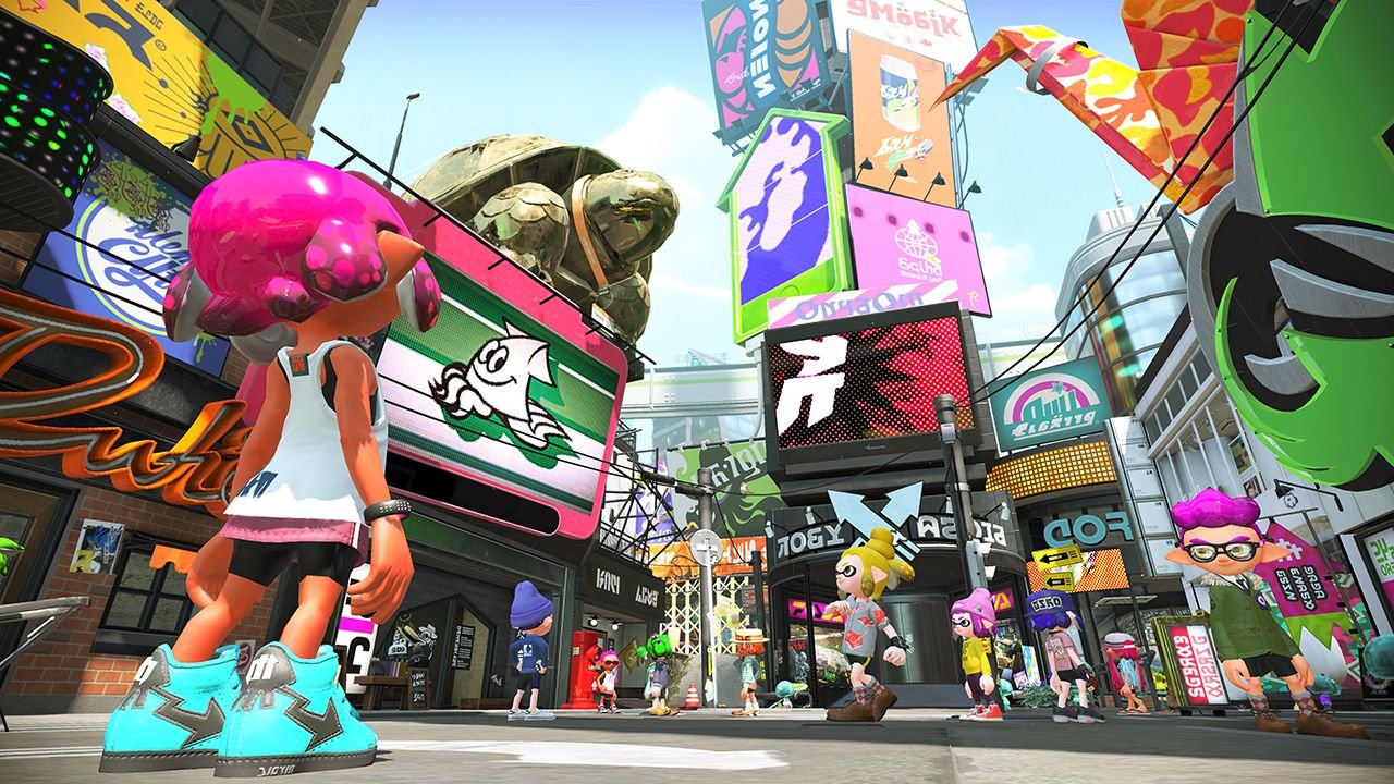 Splatoon 2 Game for Nintendo Switch - Multiplayer Shooter Action with Ink-Based Battles - Perfect for Family Game Nights & Competitive Online Play