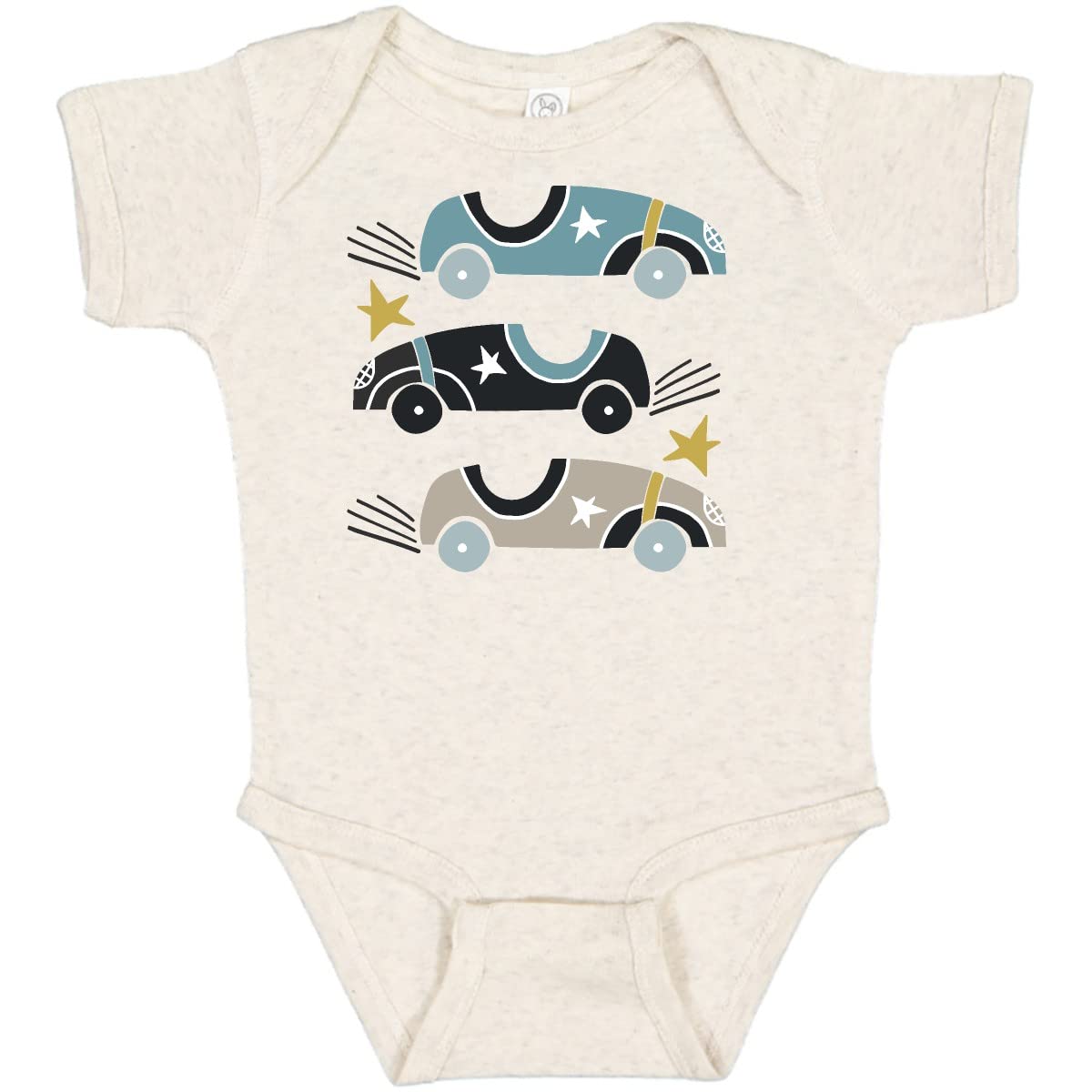 Inktastic Race Car Baby Boy Clothes - Cute Infant Bodysuit for Boys 0-24 Months | Perfect for Playtime, Family Photos & Everyday Wear