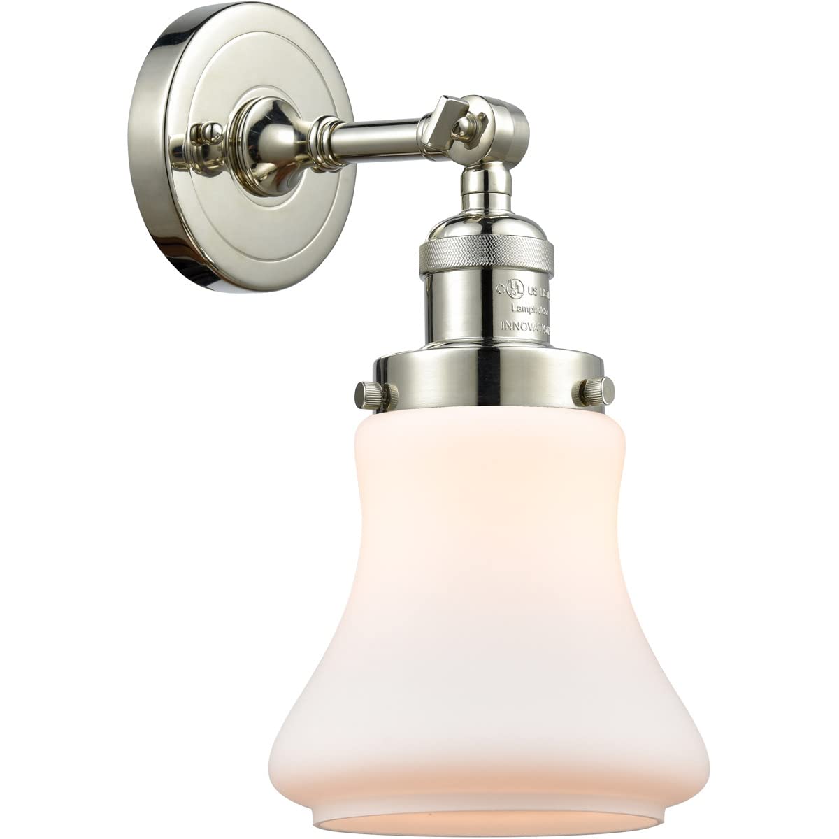 Innovations INNO203-PN-G191-LED Modern LED Wall Sconce Light Fixture - Polished Nickel Finish - Energy Efficient Indoor Lighting for Bedroom, Living Room, Hallway & Staircase
