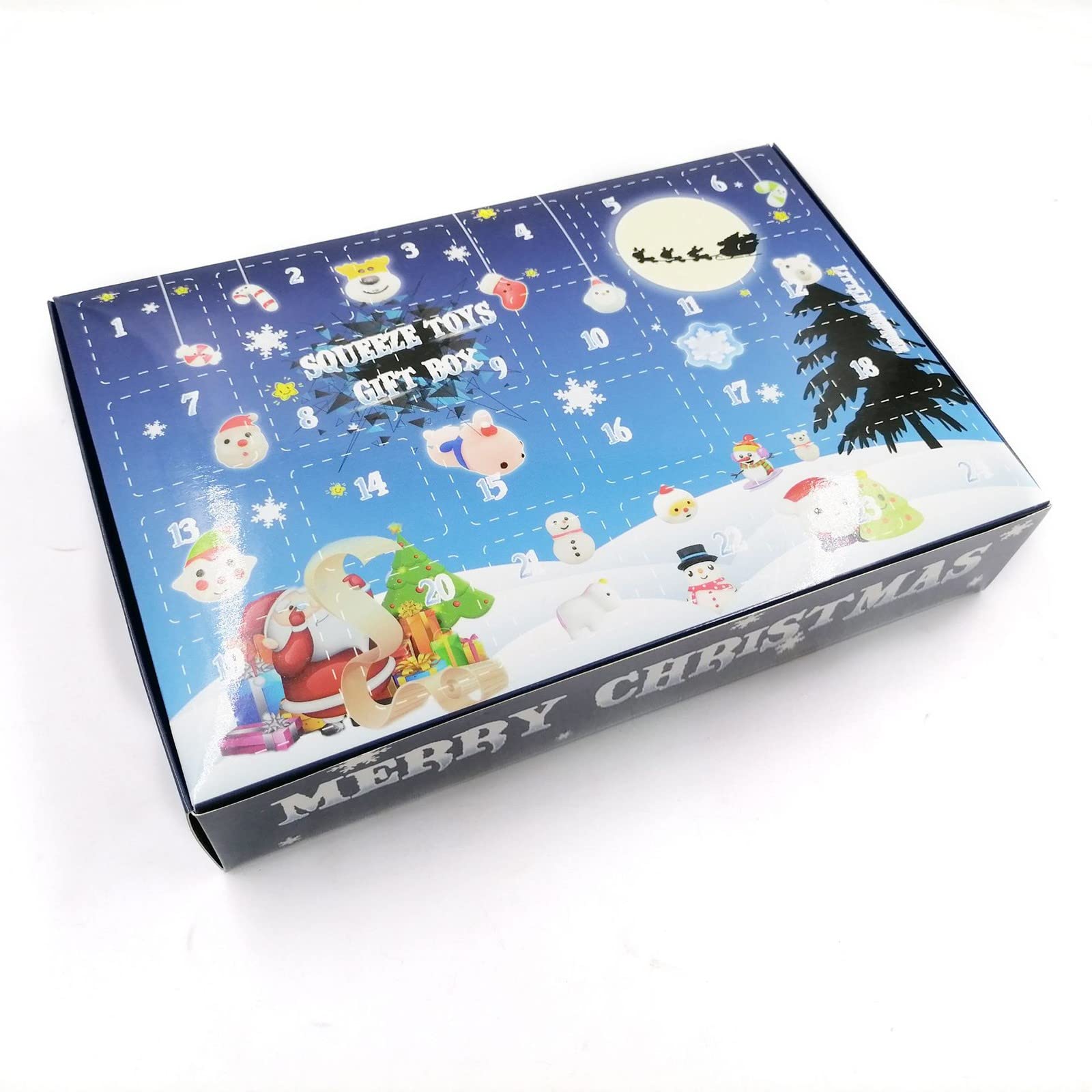 20Pcs Christmas Countdown Calendar Toy Set - Fun Advent Calendar with Sand Timers for Kids, Educational Holiday Gift for Boys & Girls - Perfect for Classroom, Home & Party Countdown Activities