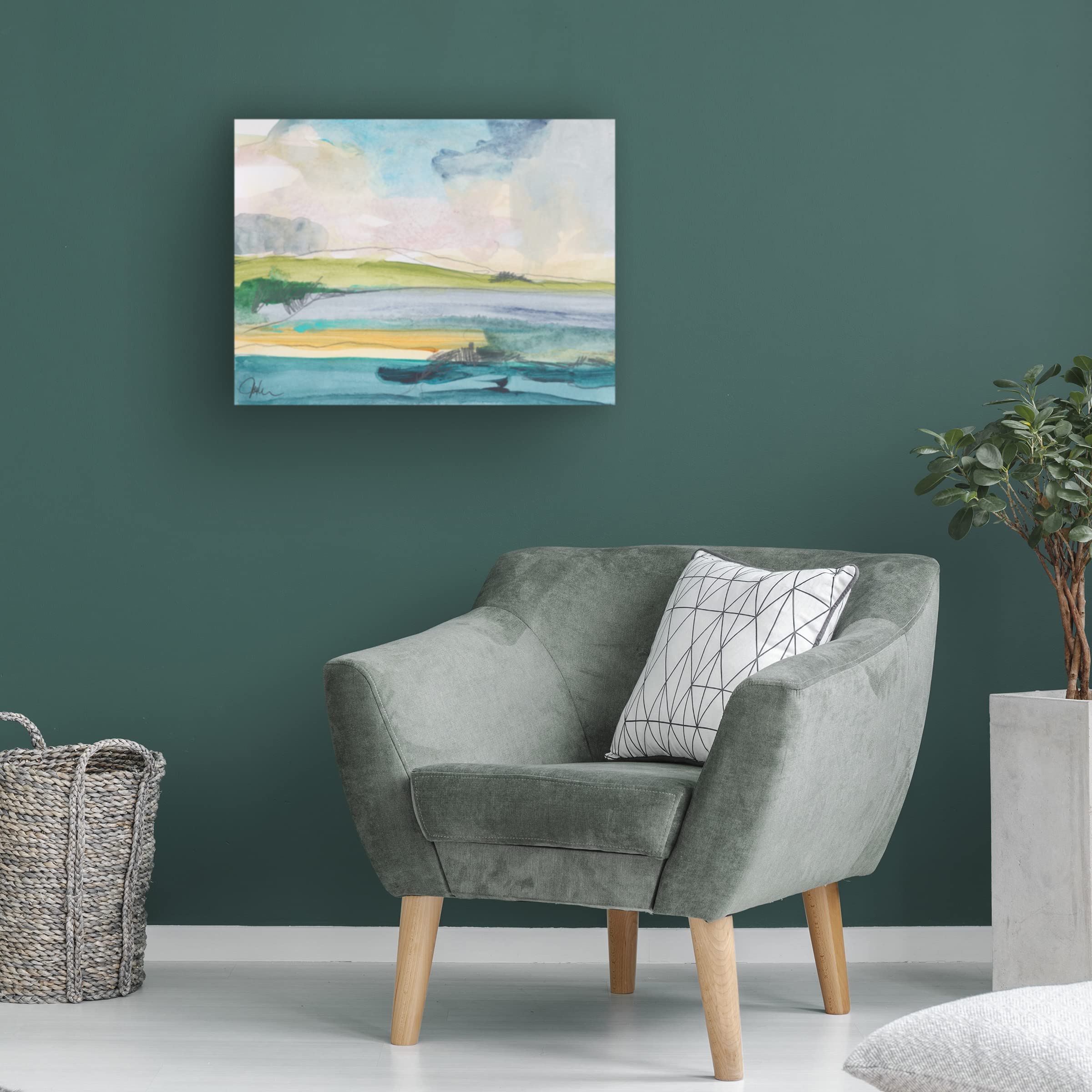 Trademark Fine Art 'Amid The Jewels' Canvas Wall Art by Jan Weiss - Elegant Home Decor for Living Room, Bedroom & Office