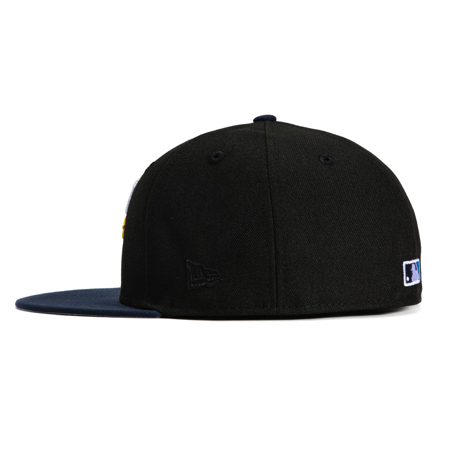 New Era 59Fifty Philadelphia Phillies City Connect Patch Hat - Black & Navy Baseball Cap for Men | Official MLB Licensed Snapback | Perfect for Games, Fan Gear & Streetwear Fashion