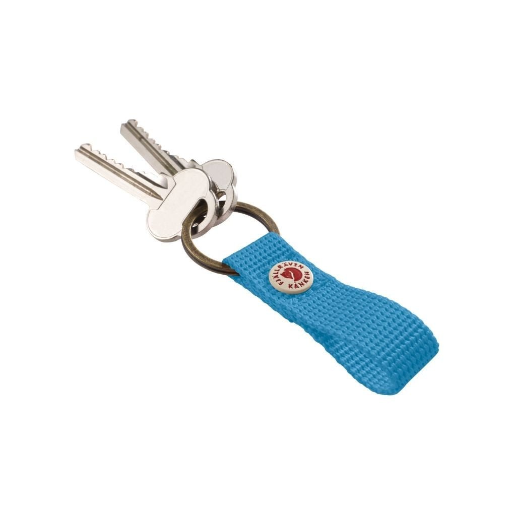 Fjallraven Kanken Keychain - Mini Backpack Accessory in Air Blue | Durable & Lightweight Keyring for Travel, Hiking & Everyday Use